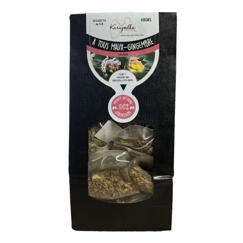 INFUSION A TOUS MAUX GINGEMBRE KARUPODHA GUADELOUPE